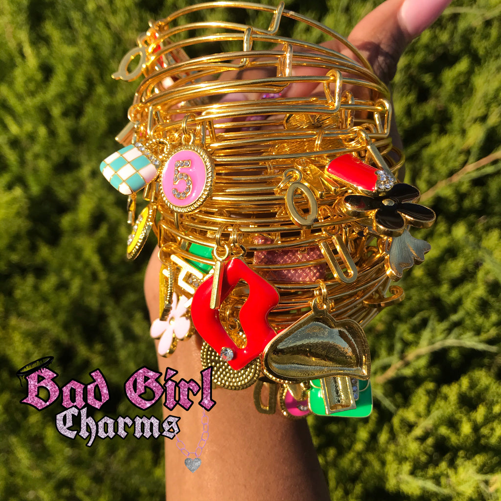 Initial Bangles -Gold